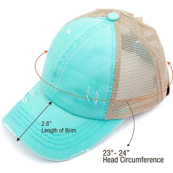 PONYCAP Messy High Bun Ponytail Adjustable Glitter Mesh main image 6